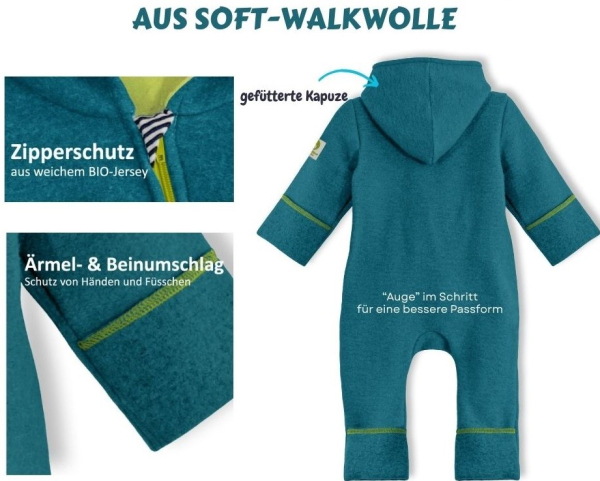 40/40 ANU - SOFT-Walkwolle - Farbe: aqua